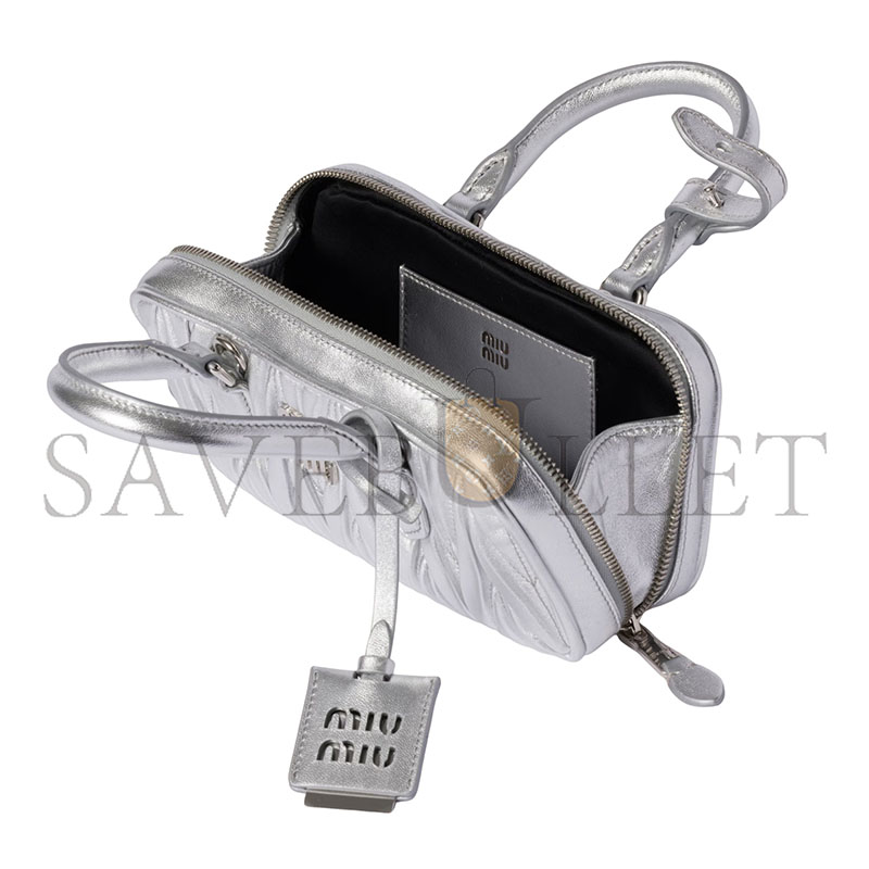MIU MIU ARCADIE MATELASSÉ NAPPA LEATHER MINI-BAG 5BP088 (19*10*5cm)